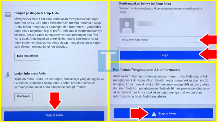 Bagaimana Cara Delete Akun Facebook Lite secara permanen