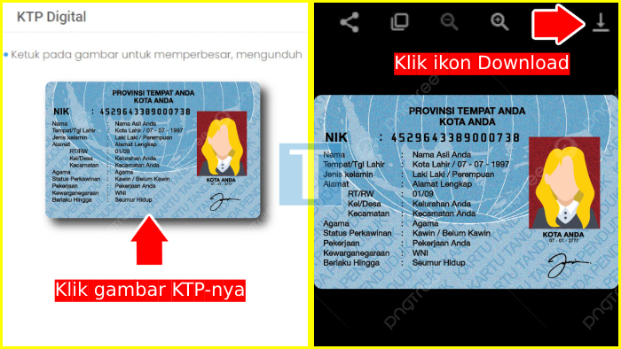 Bagaimana cara mendownload file KTP Digital?