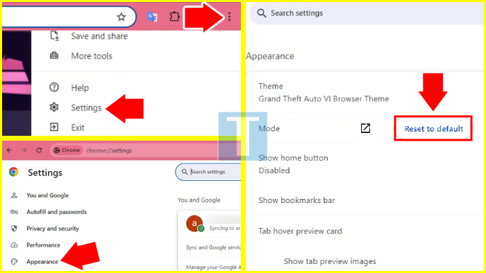 Bagaimana cara mengubah warna latar belakang Google Chrome?