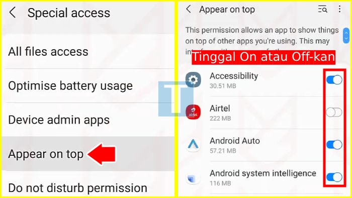 Matikan Izin Aplikasi via Fitur Special Access