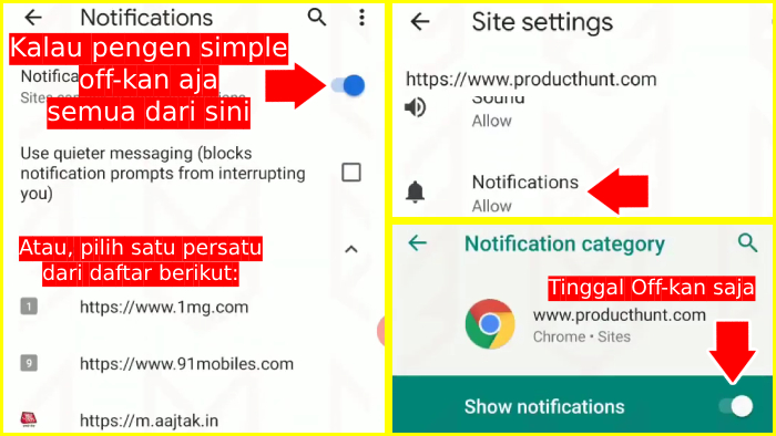 Nonaktifkan Notifikasi Situs Tak Diinginkan Pada Google Chrome