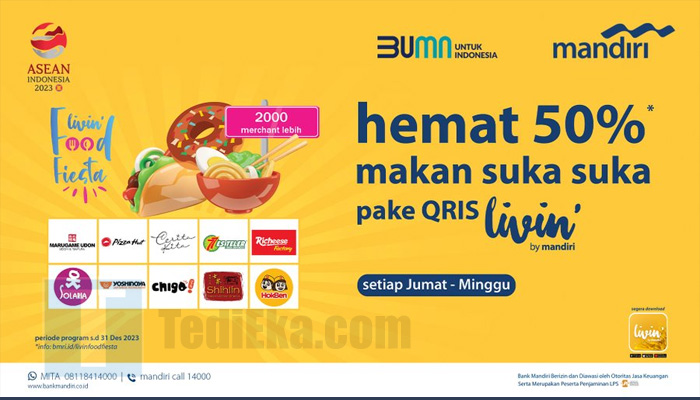 Promo Livin Mandiri QRIS