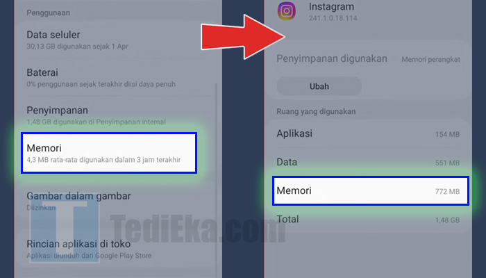 android instagram memori