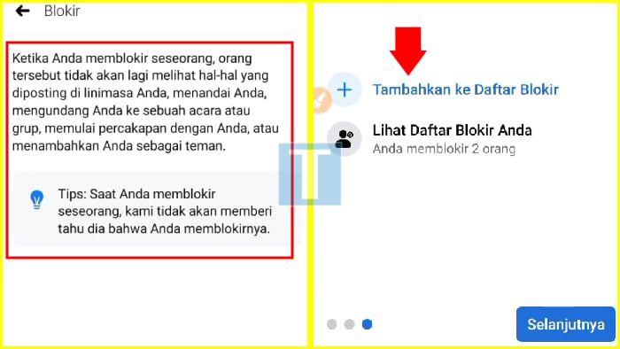 apakah memblokir fb orang lain tanpa diketahui