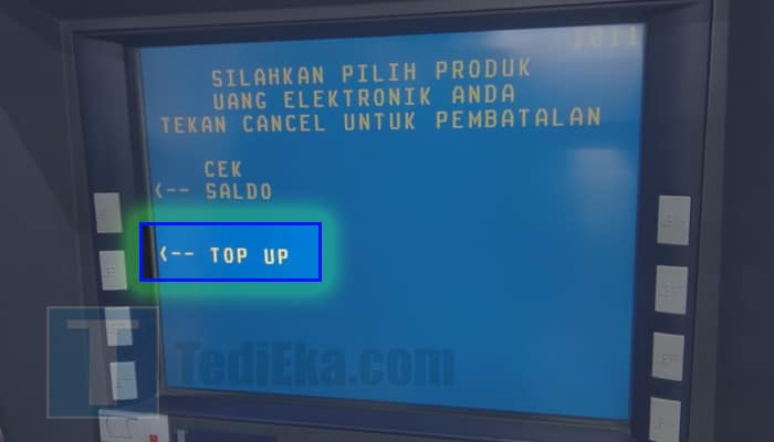 atm bni uang elektronik top up