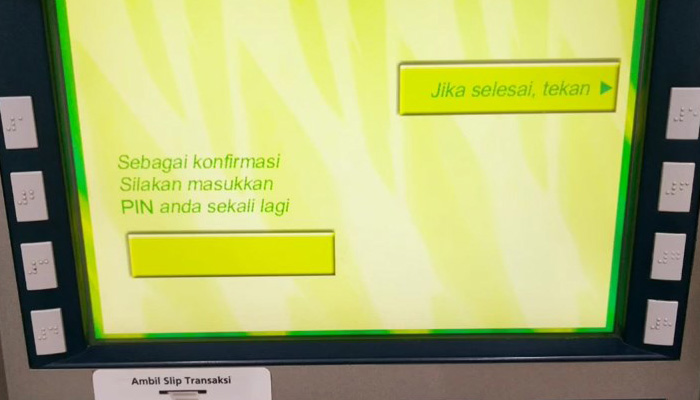 atm permata bank ganti pin masukkan pin lama