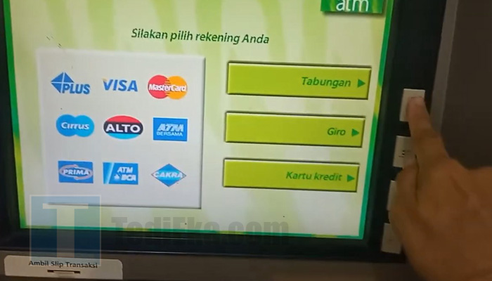 atm permata bank pilih sumber dana rekening