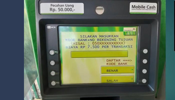 atm permata bank transfer masukkan nomor rekening bank lain