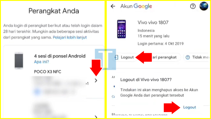 cara hapus akun google di hp orang lain