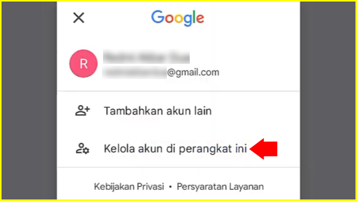 cara logout akun gmail di android