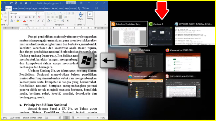 cara membagi layar laptop menjadi 2