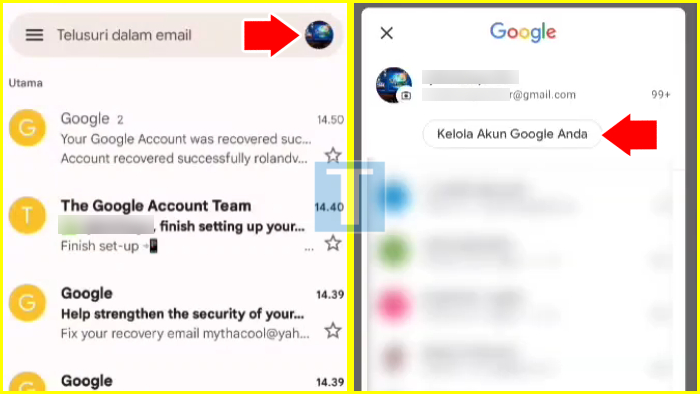 cara menghapus akun gmail di hp orang lain