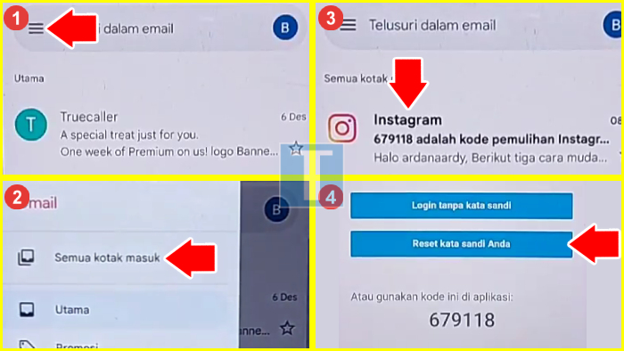 cara menghapus akun ig yang sudah lupa password dan email