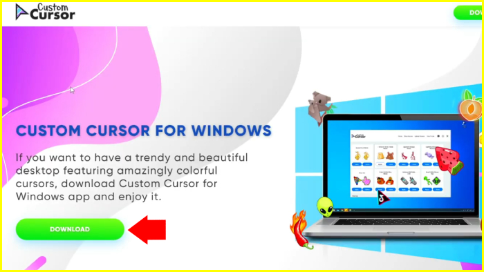 cara mengubah kursor laptop dengan custom cursor