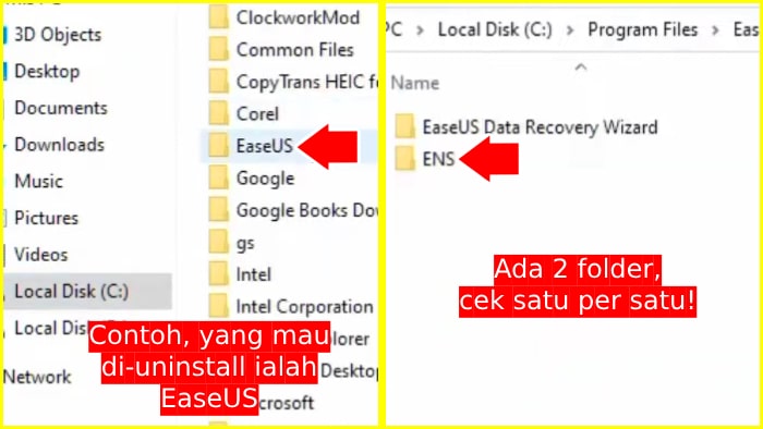 cara uninstall aplikasi yang tidak bisa di uninstall di windows 10