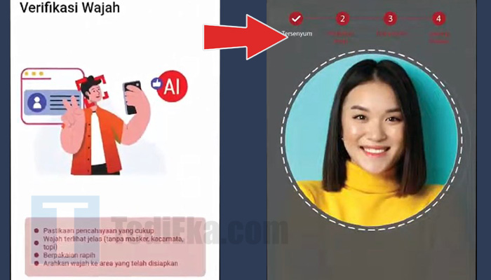 jakone verifikasi wajah - selfie