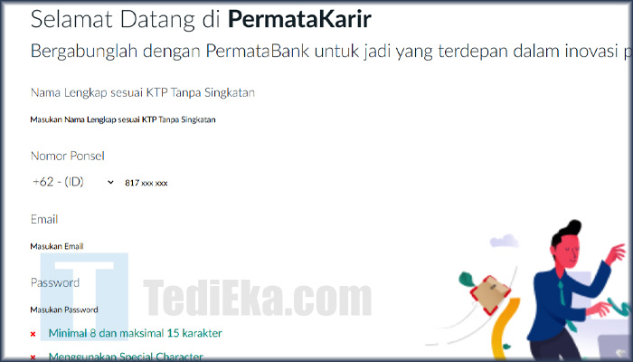 permatakarir daftar