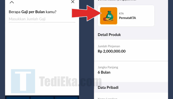 permatamobile x kta gaji per bulan - konfirmasi