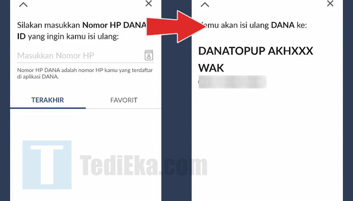 permatamobile x masukkan nomor hp dana - detail transaksi