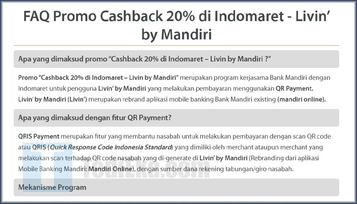 promo livin mandiri indomaret