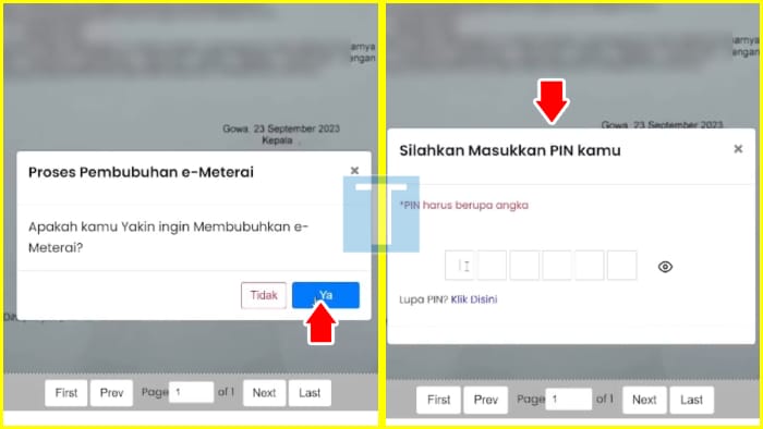 Verifikasi dan Penyelesaian Proses Pembubuhan Materai Elektronik