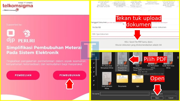 Bagaimana jika pembubuhan e-meterai gagal?