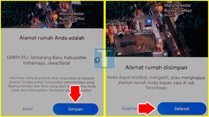 cara agar alamat kita ada di google map lewat hp