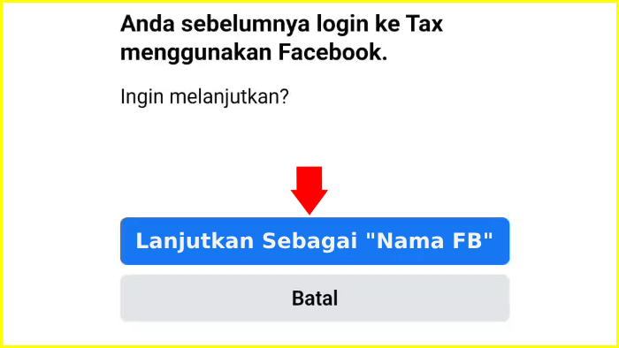 cara mengisi informasi pajak di facebook