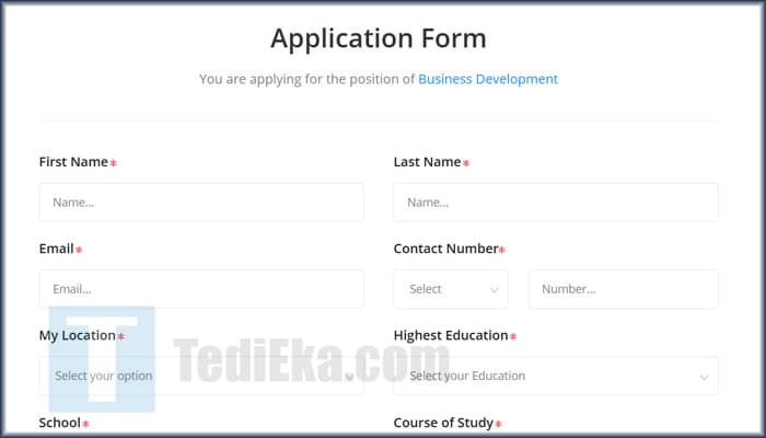 seabank career application form