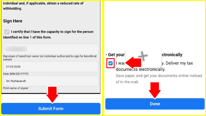 submit form pajak facebook