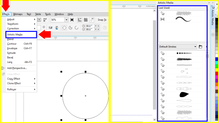 gambar artistic media tool