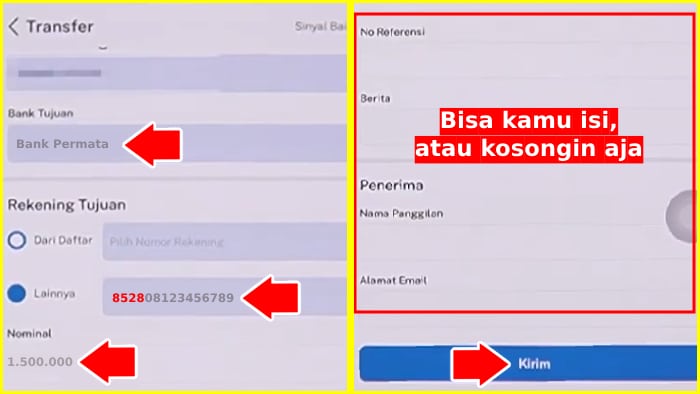 kode transfer bjb digi ke dana