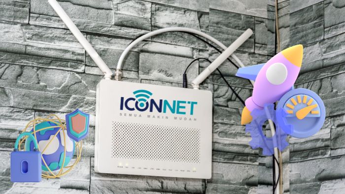 menjaga keamanan dan kecepatan jaringan internet iconnet