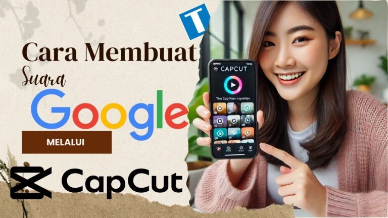 Cara Membuat Suara Google di CapCut