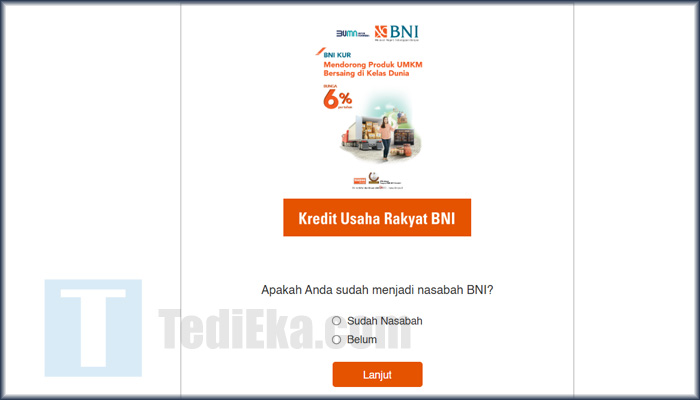 Cara Mengajukan Pinjaman KUR BNI Secara Online