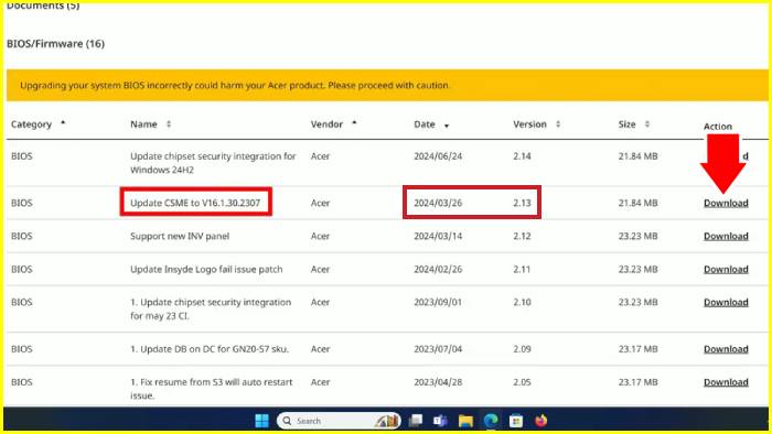 download file bios terbaru