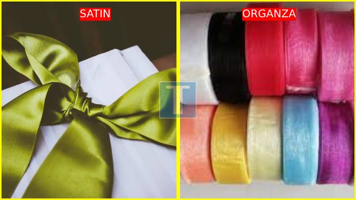 jenis pita satin organza