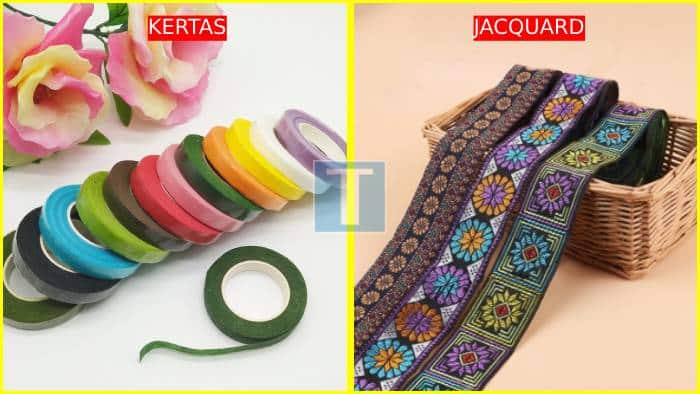 pita kertas dan jacquard