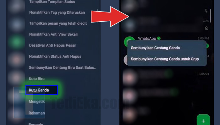 Cara Whatsapp Ceklis 1 Tapi Online di Android