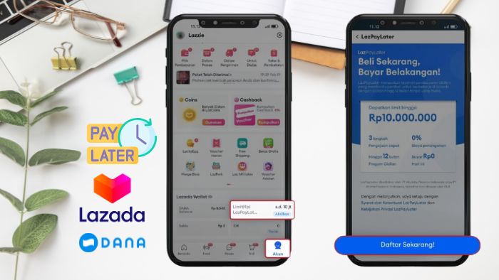 keuntungan bayar lazada pakai dana