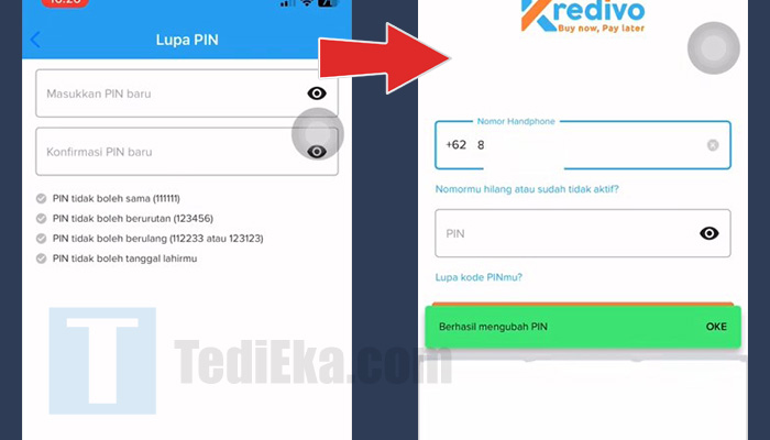 Cara Login Kredivo Lupa PIN