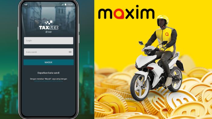 lupa login maxim driver