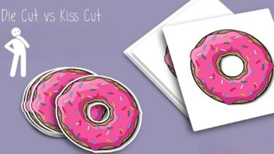 Perbedaan Kiss Cut dan Die Cut (Keunggulan + Tips Terbaik)