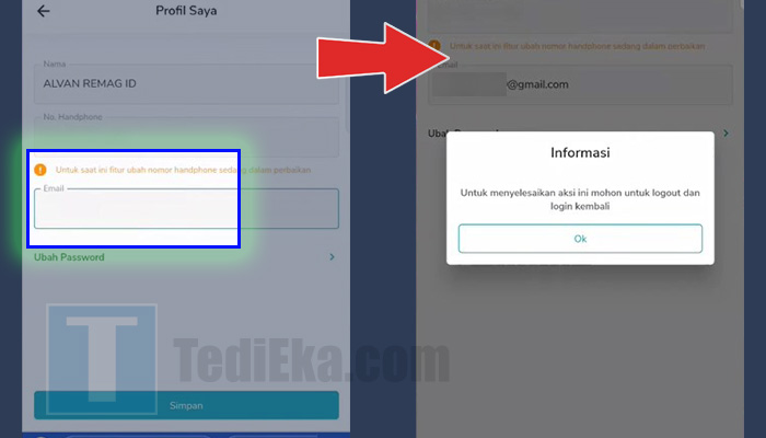 Cara Merubah Email di PLN Mobile