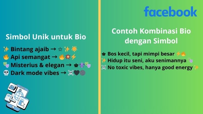 bio fb keren berwarna