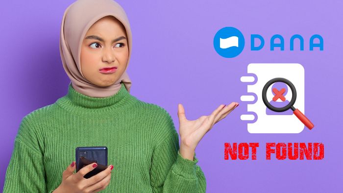 kenapa nomor dana tidak ditemukan