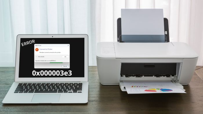 tidak bisa terhubung ke printer sharing error 0x000003e3